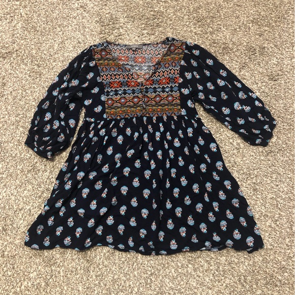 Umgee Dresses & Skirts - Umgee USA Bohemian Tunic Mini Dress